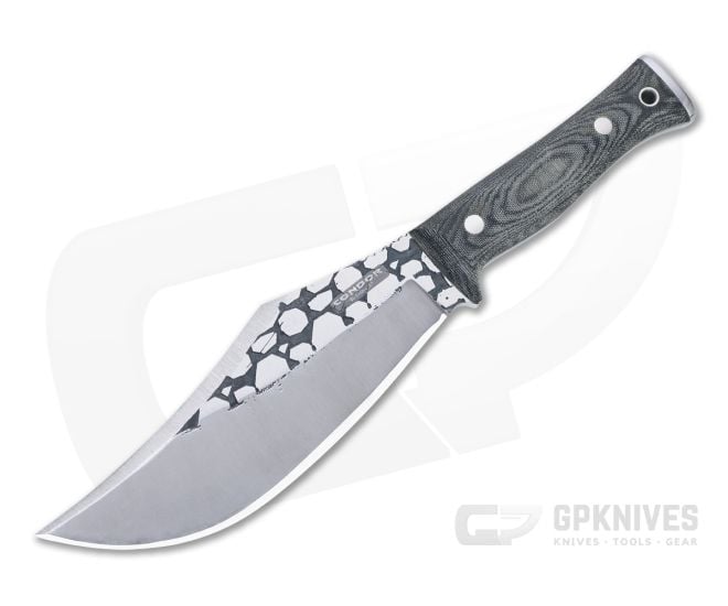 Condor Tool & Knife Gryphus Bowie 1075 Black Canvas Micarta Fixed Blade Knife CTK2015-6.75HC - CTK-2015-6.75HC
