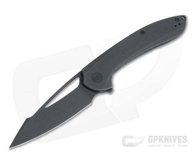WE Knives Fornix Limited Black Stonewashed Harpoon 20CV Titanium Frame Lock Flipper 2016B - WE-2016B