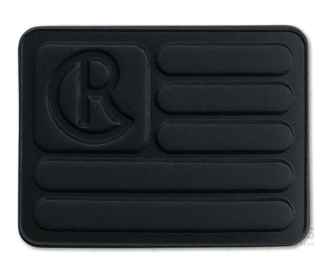 Chris Reeve CR Flag Logo Black PVC Velcro Patch - CRK-2019