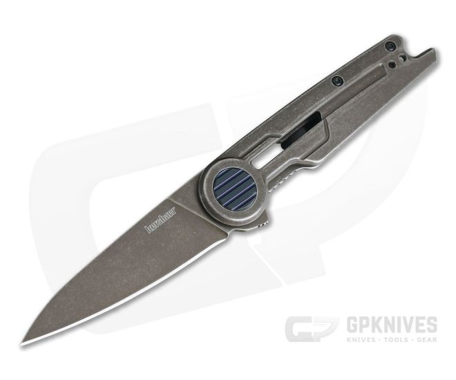 Kershaw Parsec Stainless Steel Frame Lock KVT Flipper 2035 - KS-2035