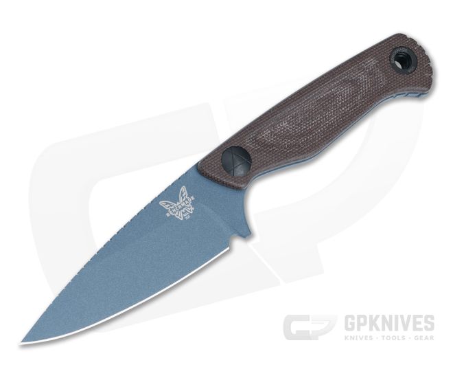 Benchmade 203BT-01 Dacian Brown Canvas Micarta - BM-203BT-01