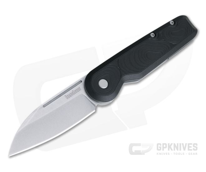 Kershaw Platform Modified Sheepsfoot Black GFN Detent Slip Joint w/ Nail Clippers 2090 - KS-2090