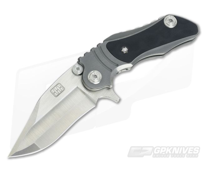 Mikkel Willumsen Custom Mini CWC Black G10 Inlay Flipper - CU-2095