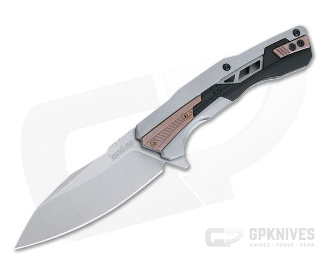 Kershaw Endgame Stonewashed D2 Bronze PVD Overlaid KVT Stainless Frame Lock Flipper 2095 - KS-2095