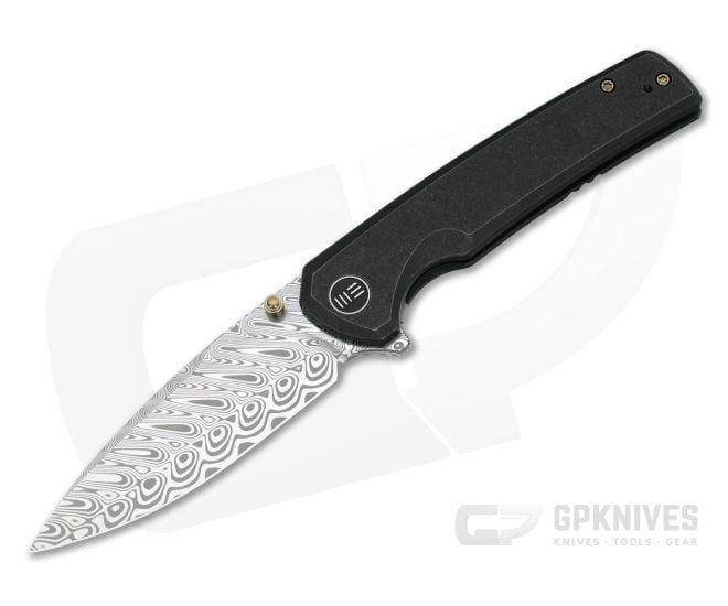 WE Knives Subjugator Damasteel Black Titanium - WE-WE21014C-DS1