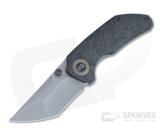 WE Knives Thug Christensen Gray Hand Rubbed 20CV Marble Carbon Fiber Frame Lock Folder 2103C - WE-2103C