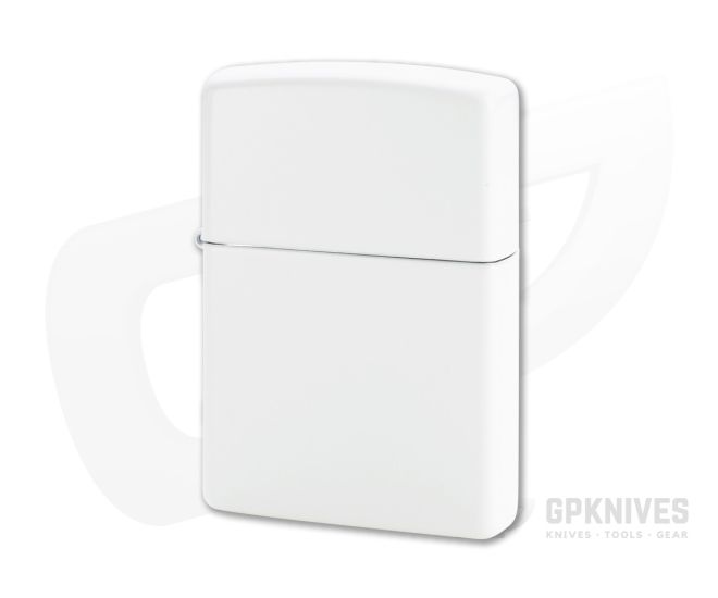 Zippo Lighter Matte White Pipe Lighter 214PL - ZI-214PL