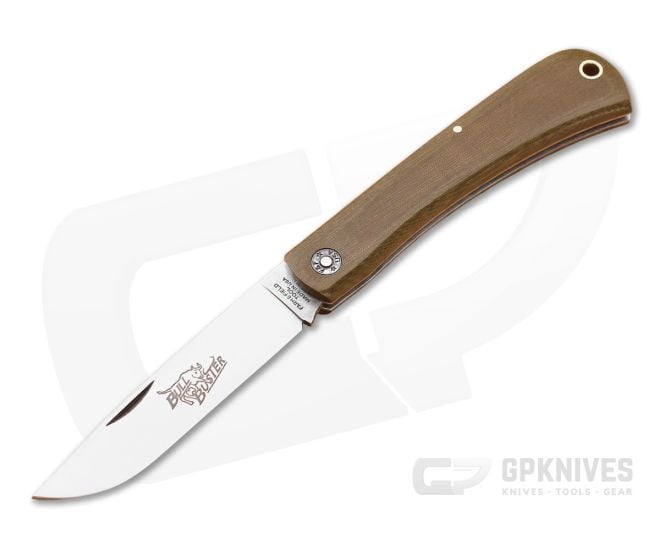 Great Eastern #21 Bull Buster Green Linen Micarta - GEC-215114-GLM