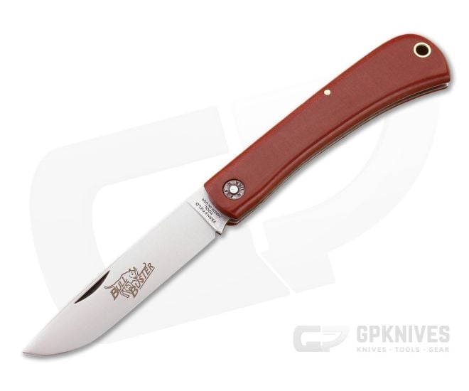 Great Eastern #21 Bull Buster Red Linen Micarta - GEC-215115-RLM