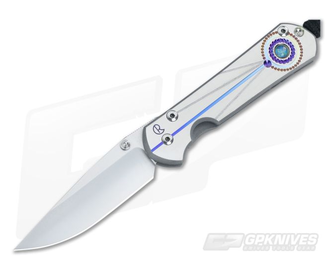Chris Reeve Small Sebenza 21 Unique Graphic Triple Mosaic Opal X029 - CRK-S21-X029