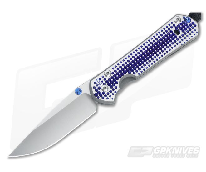 Chris Reeve Small Sebenza 21 Unique Graphic Concord Droplets - CRK-S21-X030