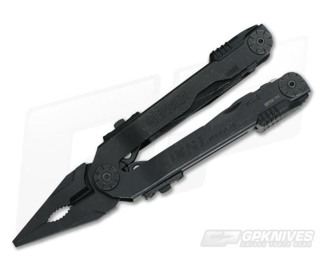 Gerber Diesel Black Multi-Plier One-Hand Opening Multi-Tool 22-01545N - GB-22-01545N