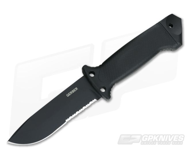 Gerber LMF II Infantry Black Fixed Blade Knife 22-01629N - GB-22-01629N