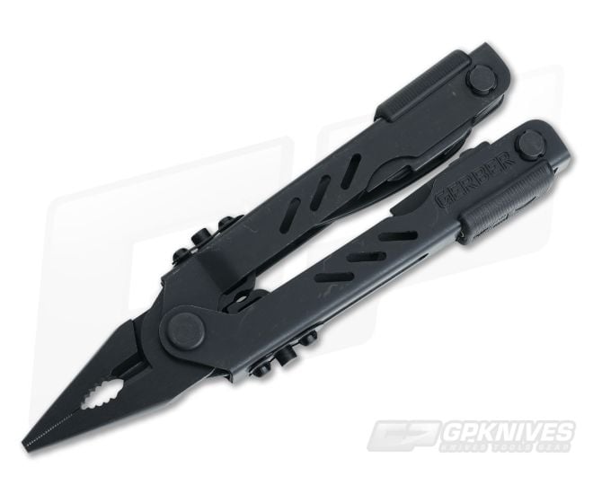 Gerber Compact Sport Multi-Plier 400 Black One-Hand Opening Needlenose Multi-Tool 05509N - GB-22-05509N