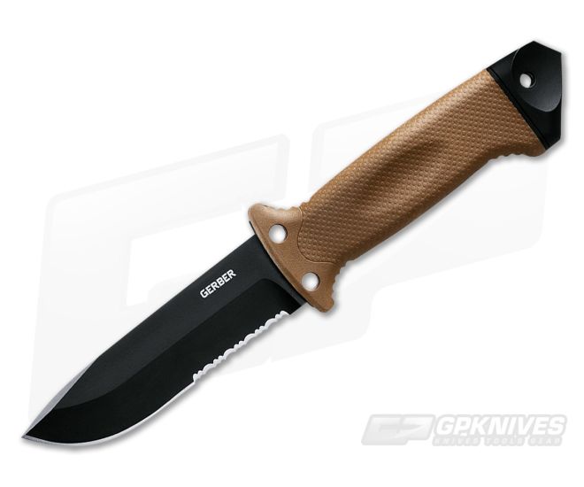 Gerber LMF II Infantry Coyote Brown Fixed Blade Knife 22-41463N - GB-22-41463N