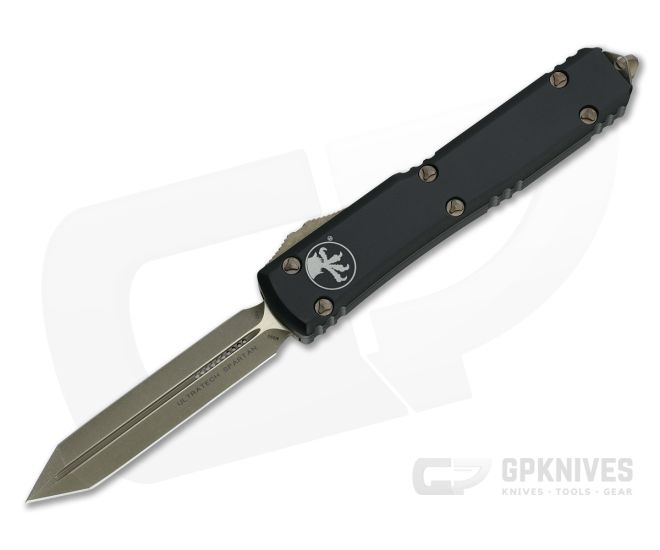 Microtech Ultratech Spartan Bronzed Apocalyptic M390 Double Edge OTF Automatic Knife 223-13AP - MT-223-13AP