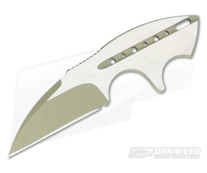 Todd Begg 2-Tone Tree Frog Desert Sage Cerakote Neck Knife - CU-2230