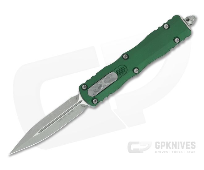 Microtech Dirac D/E Emerald Green Apocalyptic Auto - MT-225-10APEG