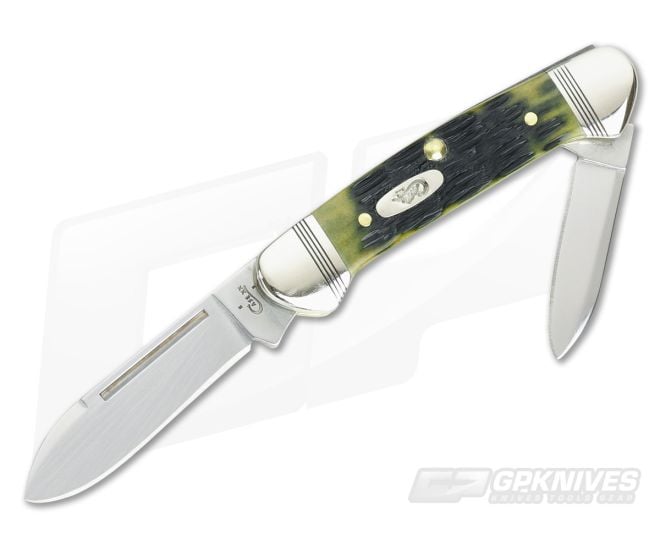 Case Baby Butterbean Crandall Olive Green Jigged Bone 22543 - CA-22543