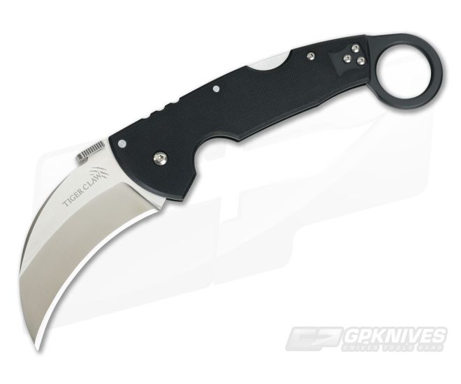 Cold Steel Tiger Claw Folding Karambit Plain Edge 22KF - CS-22KF