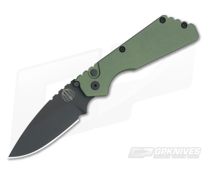 Protech Strider PT Black Blade Green Automatic Knife 2303-GRN - PT-2303-GRN