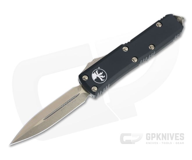 Microtech UTX-85 D/E Double Edge Bronzed M390 OTF Automatic Knife 232-13 - MT-232-13