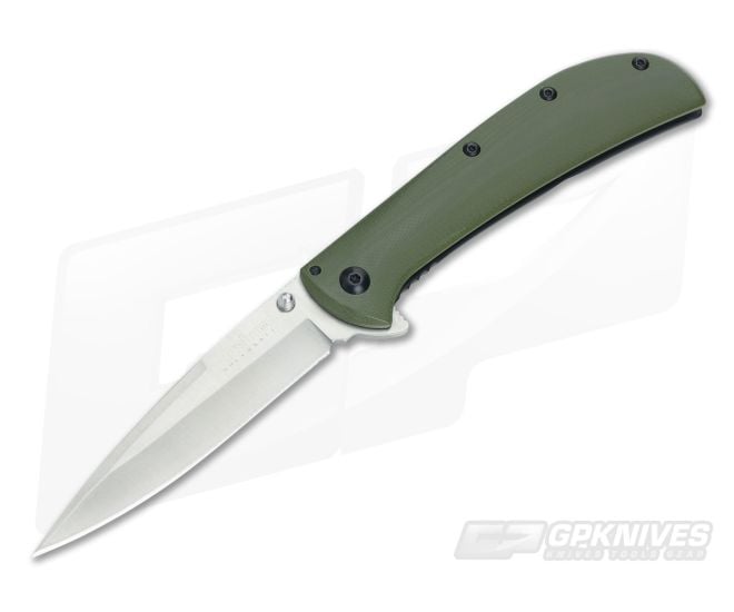 Kershaw Knives AM-4 Assisted Flipper Green G10 2330GRN - KS-2330GRN