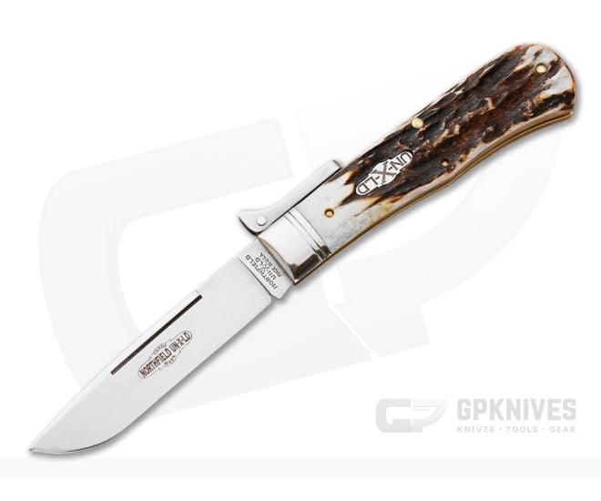 Northfield UN-X-LD #23 Bull Lock Burnt Stag - GEC-235113LRL-BS