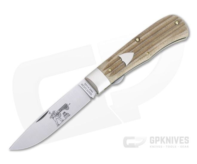Tidioute #23 Trapper Single Blade Liner Lock Woodland Micarta 235120LL - GEC-235120LL-WM