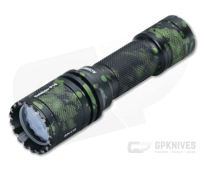 Maratac Acebeam Defender P16 Limited Splash Green LED Flashlight MAR-235 - MAR-235