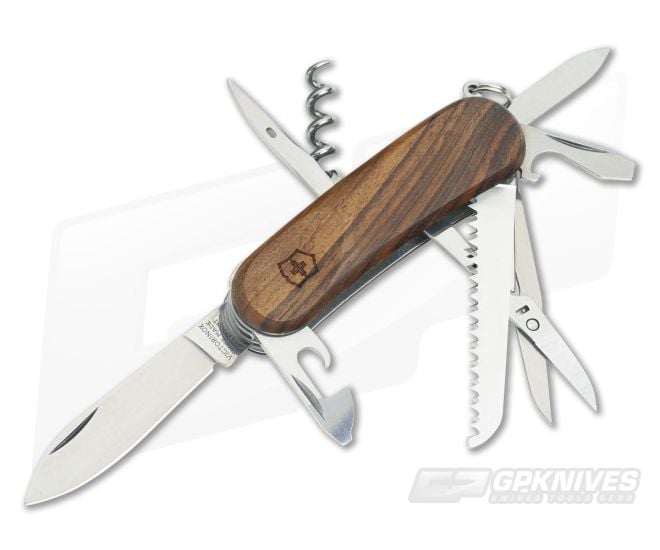 Victorinox Evolution 17 Wood Walnut Swiss Army Knife 2.3911.63-X2 - VN-2.3911.63-X2