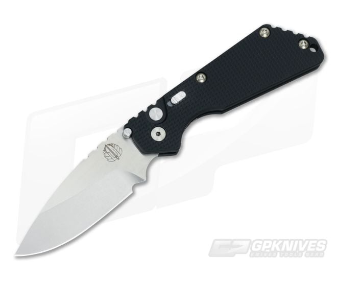 Protech Knives Pro-Strider SnG Auto Stonewash 154cm Knurled Aluminum 2405 - PT-2405