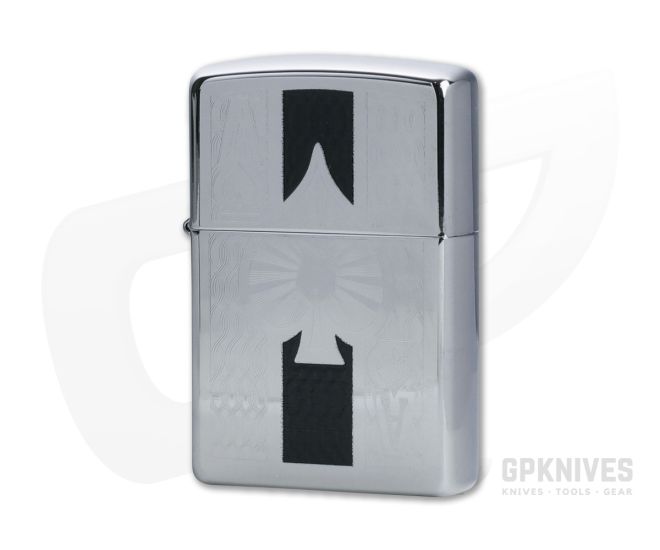 Zippo Lighter Lucky Ace Etch - ZI-24196
