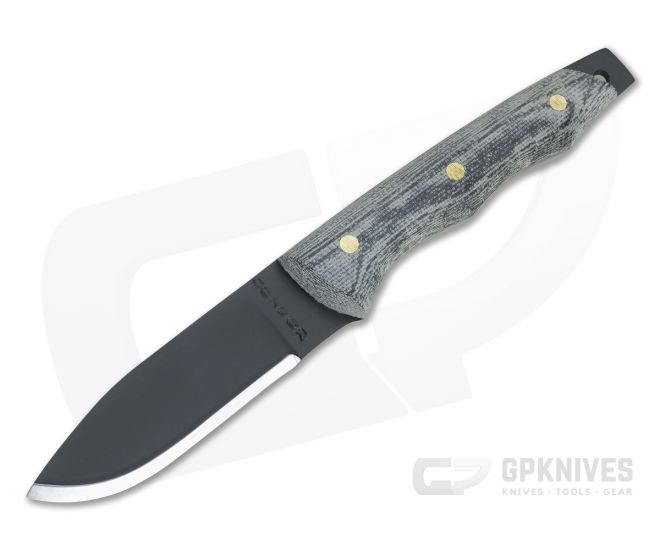 Condor Tool & Knife LEK (Law Enforcement Knife) Tactical Micarta Fixed Blade Knife 242-3HCM - CTK-242-3HCM