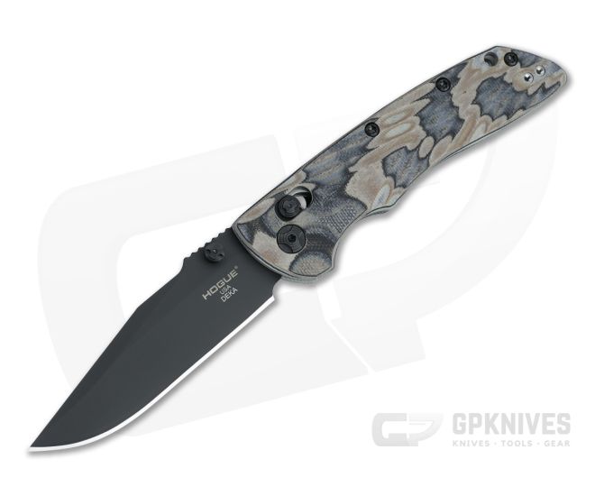 Hogue Deka Gen 2 Clip Point Black 20CV FDE G-Mascus 24277 - HO-24277