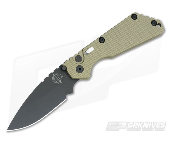 Protech Strider SnG Desert Tan Knurled Automatic Knife 2432 - PT-2432