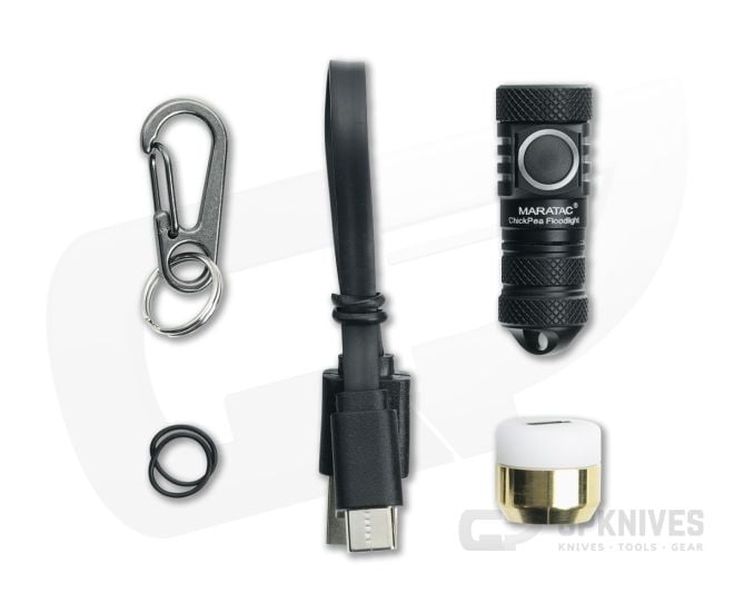 Maratac Chickpea Mini LED Flashlight Black