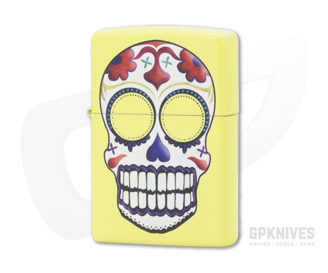 Zippo Windproof Lighter Day of the Dead Yellow - ZI-24894