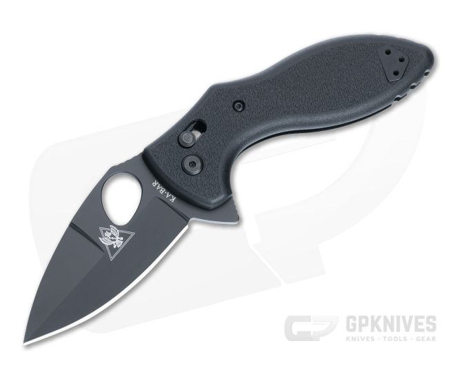 Kabar TDI Flipper Folder Black Crossbar Lock Knife 2490 - KA-2490