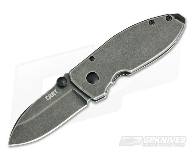 CRKT Squid Black StoneWash Frame Lock by Lucas Burnley 2490KS - CRKT-2490KS