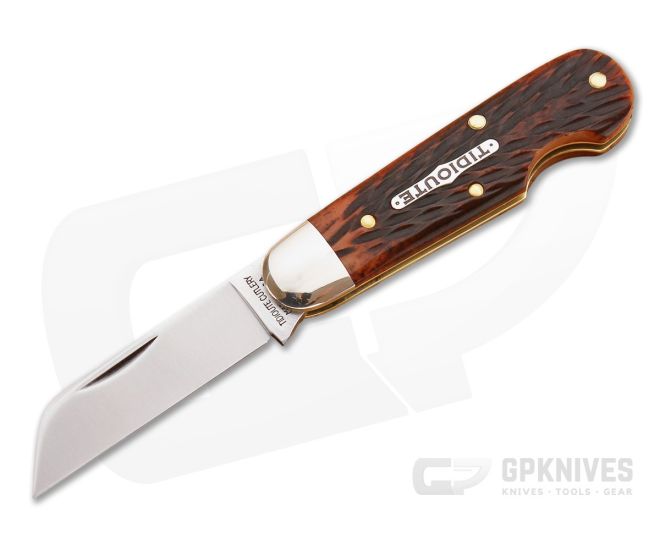 Tidioute Cutlery #25 Little Jack Burnt Orange Jig Bone - GEC-253115EO-BOJB