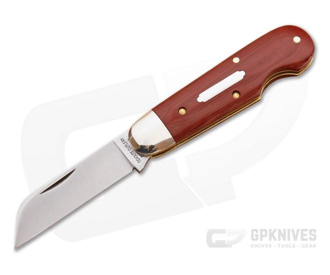 Tidioute Cutlery #25 Little Jack Red Linen Micarta - GEC-253115EO-RLM