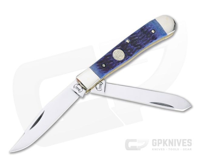 Buck Creek Trapper Blue Pick Bone Slip Joint 254BLPB - BC-254BLPB