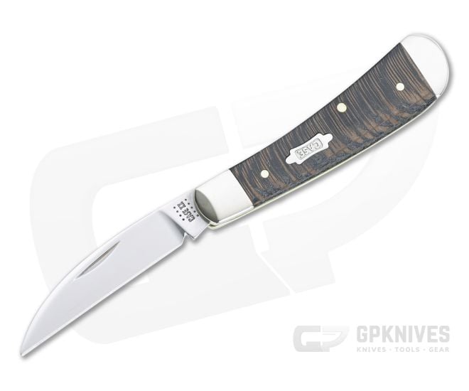 Case Sway Back Jack Smooth Black Sycamore Wood Slip Joint 25577 - CA-25577