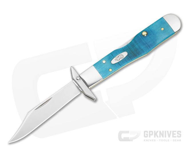 Case Cheetah Cub Sawcut Caribbean Blue Bone 25578 - CA-25578