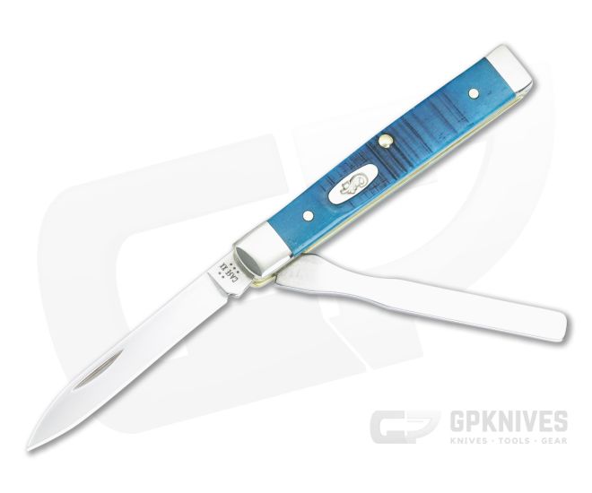Case Baby Doc Caribbean Blue Sawcut Bone 25582 - CA-25582