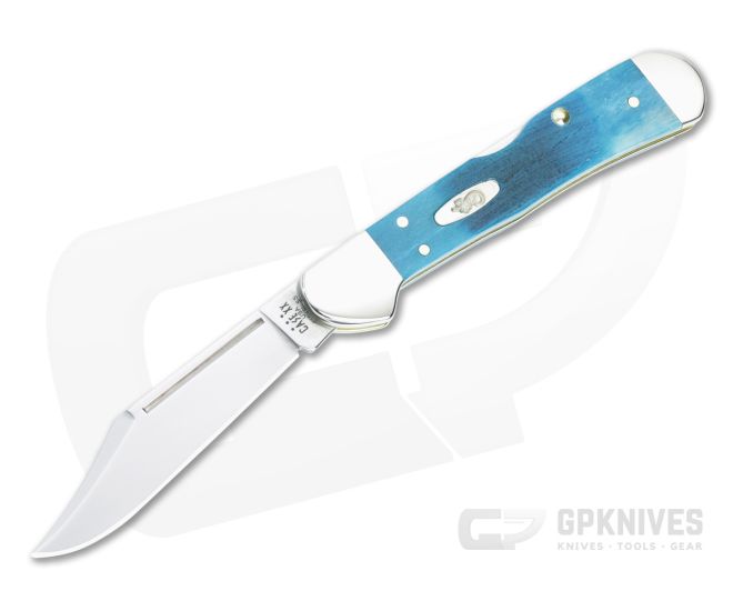 Case Mini Copperlock Sawcut Caribbean Blue Bone 25585 - CA-25585
