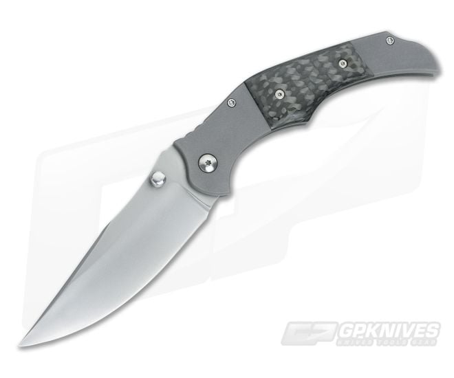 Jody Muller Titanium & Carbon Fiber Inlay Custom Folding Knife - CU-2567