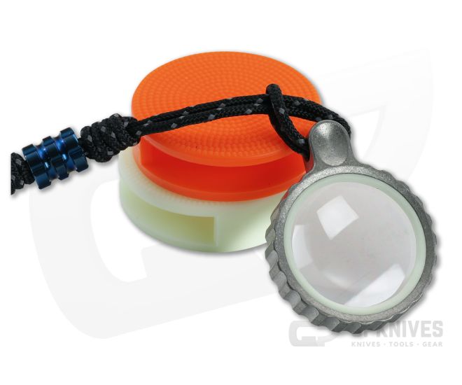 Maratac Titan Zoom Sapphire Pocket Magnifier - Titanium - MAR-263