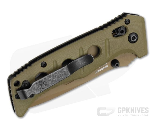 Benchmade 273FE-05 Mini Adamas OD Green G10 MagnaCut Folding Knife